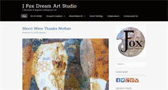 Desktop Screenshot of jfoxdreamart.com